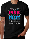 Gender Reveal Casual Graphic T-Shirt – Simple And Comfortable Daily Wear
