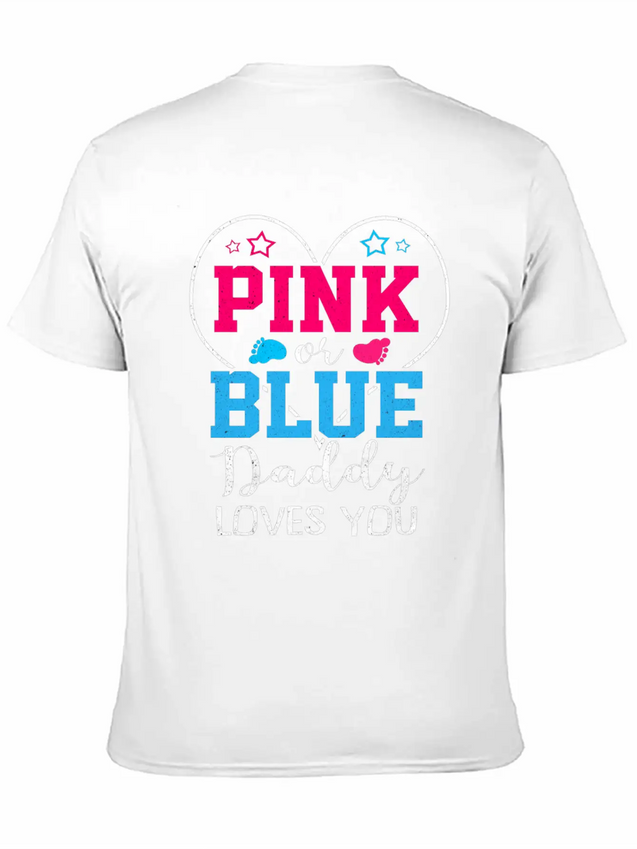 Gender Reveal Casual Graphic T-Shirt – Simple And Comfortable Daily Wear