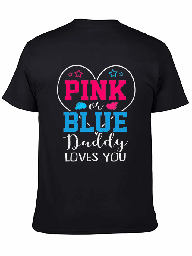 Gender Reveal Casual Graphic T-Shirt – Simple And Comfortable Daily Wear