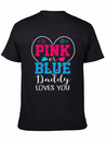 Gender Reveal Casual Graphic T-Shirt – Simple And Comfortable Daily Wear