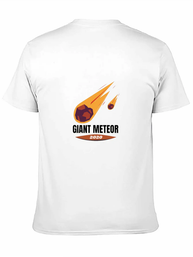 Giant Meteor 2020 Casual Graphic T-Shirt – Simple And Comfortable Daily Wear