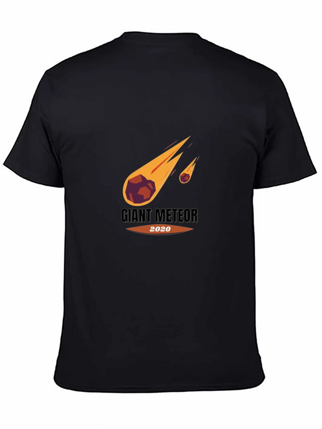 Giant Meteor 2020 Casual Graphic T-Shirt – Simple And Comfortable Daily Wear
