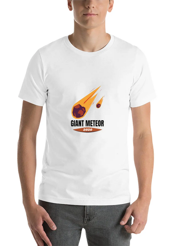 Giant Meteor 2020 Casual Graphic T-Shirt – Simple And Comfortable Daily Wear