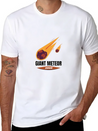 Giant Meteor 2020 Casual Graphic T-Shirt – Simple And Comfortable Daily Wear