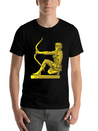 Golden Statue 4 Casual Graphic T-Shirt – Simple And Comfortable Daily Wear