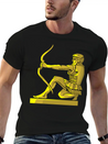 Golden Statue 4 Casual Graphic T-Shirt – Simple And Comfortable Daily Wear
