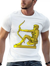 Golden Statue 4 Casual Graphic T-Shirt – Simple And Comfortable Daily Wear