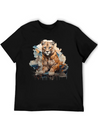 Graffiti Style Mountain Lion | Mountain Lion Lover Casual Graphic T-Shirt – Simple And Comfortable Daily Wear