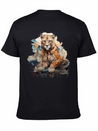 Graffiti Style Mountain Lion | Mountain Lion Lover Casual Graphic T-Shirt – Simple And Comfortable Daily Wear