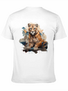 Graffiti Style Mountain Lion | Mountain Lion Lover Casual Graphic T-Shirt – Simple And Comfortable Daily Wear