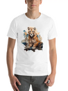 Graffiti Style Mountain Lion | Mountain Lion Lover Casual Graphic T-Shirt – Simple And Comfortable Daily Wear