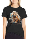 Graffiti Style Mountain Lion | Mountain Lion Lover Casual Graphic T-Shirt – Simple And Comfortable Daily Wear