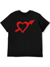 Heart And Arrow Casual Graphic T-Shirt – Simple And Comfortable Daily Wear