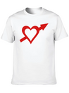 Heart And Arrow Casual Graphic T-Shirt – Simple And Comfortable Daily Wear