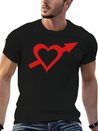 Heart And Arrow Casual Graphic T-Shirt – Simple And Comfortable Daily Wear