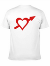 Heart And Arrow Casual Graphic T-Shirt – Simple And Comfortable Daily Wear