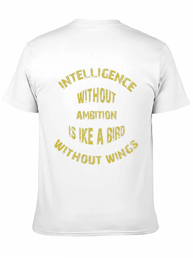 Intelligence Casual Graphic T-Shirt – Simple And Comfortable Daily Wear