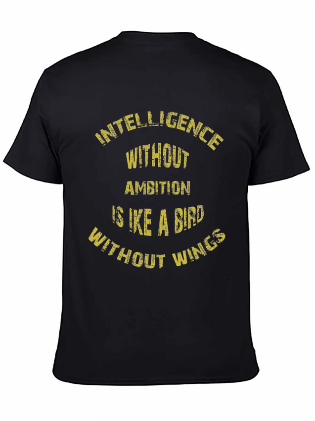 Intelligence Casual Graphic T-Shirt – Simple And Comfortable Daily Wear