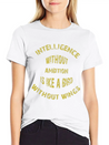 Intelligence Casual Graphic T-Shirt – Simple And Comfortable Daily Wear