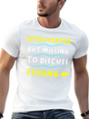 Introvert And Fishing Casual Graphic T-Shirt – Simple And Comfortable Daily Wear