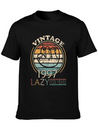 Lazy People Born In 1997 In Laziness Casual Graphic T-Shirt – Simple And Comfortable Daily Wear
