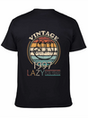 Lazy People Born In 1997 In Laziness Casual Graphic T-Shirt – Simple And Comfortable Daily Wear