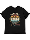 Lazy People Born In 1997 In Laziness Casual Graphic T-Shirt – Simple And Comfortable Daily Wear