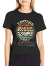 Lazy People Born In 1997 In Laziness Casual Graphic T-Shirt – Simple And Comfortable Daily Wear