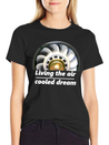 "living The Air Cooled Dream" Fanwheel Simple Everyday Graphic Tee – Lightweight Summer Wear