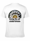 "living The Air Cooled Dream" Fanwheel Simple Everyday Graphic Tee – Lightweight Summer Wear