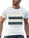 Mistakes Are Lessons Inspiration Motivation Casual Graphic T-Shirt – Simple And Comfortable Daily Wear