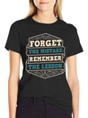 Mistakes Are Lessons Inspiration Motivation Casual Graphic T-Shirt – Simple And Comfortable Daily Wear