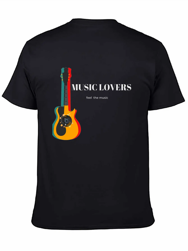 Music Lover Casual Graphic T-Shirt – Simple And Comfortable Daily Wear