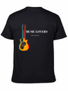 Music Lover Casual Graphic T-Shirt – Simple And Comfortable Daily Wear