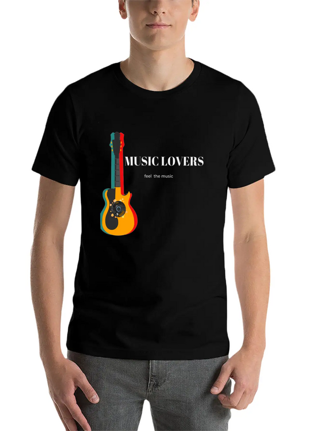 Music Lover Casual Graphic T-Shirt – Simple And Comfortable Daily Wear