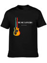 Music Lover Casual Graphic T-Shirt – Simple And Comfortable Daily Wear