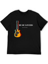 Music Lover Casual Graphic T-Shirt – Simple And Comfortable Daily Wear