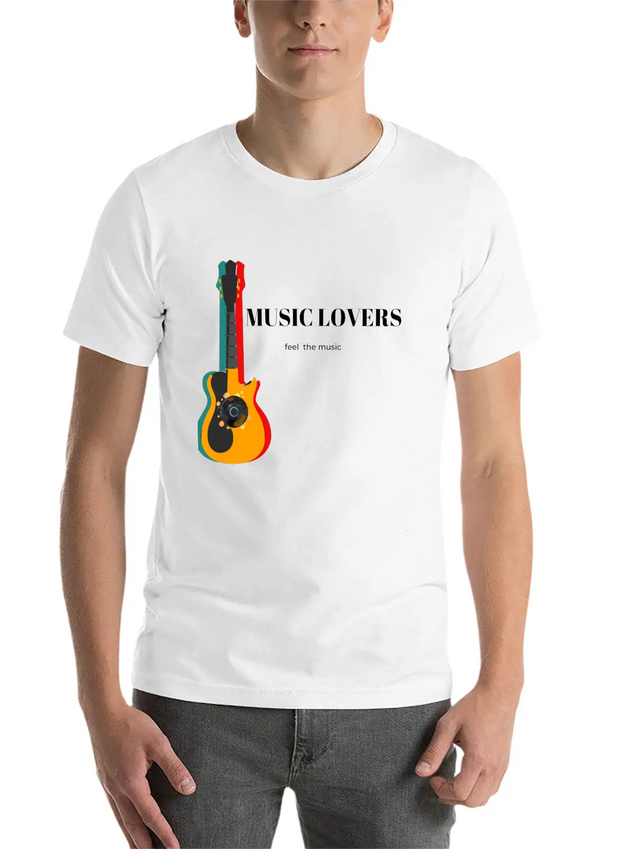 Music Lover Casual Graphic T-Shirt – Simple And Comfortable Daily Wear