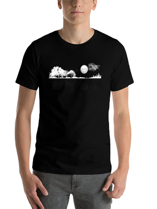 Nature Guitar Casual Graphic T-Shirt – Simple And Comfortable Daily Wear