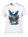 "Phone Off, Focus On" Breathable Soft Cotton T-Shirt – Timeless Casual Look
