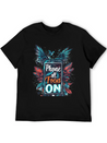 "Phone Off, Focus On" Breathable Soft Cotton T-Shirt – Timeless Casual Look