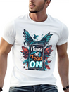 "Phone Off, Focus On" Breathable Soft Cotton T-Shirt – Timeless Casual Look