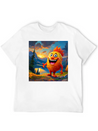 "Step Into A New Dimension Of Style With Our Dynam Casual Graphic T-Shirt – Simple And Comfortable Daily Wear