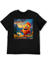 "Step Into A New Dimension Of Style With Our Dynam Casual Graphic T-Shirt – Simple And Comfortable Daily Wear