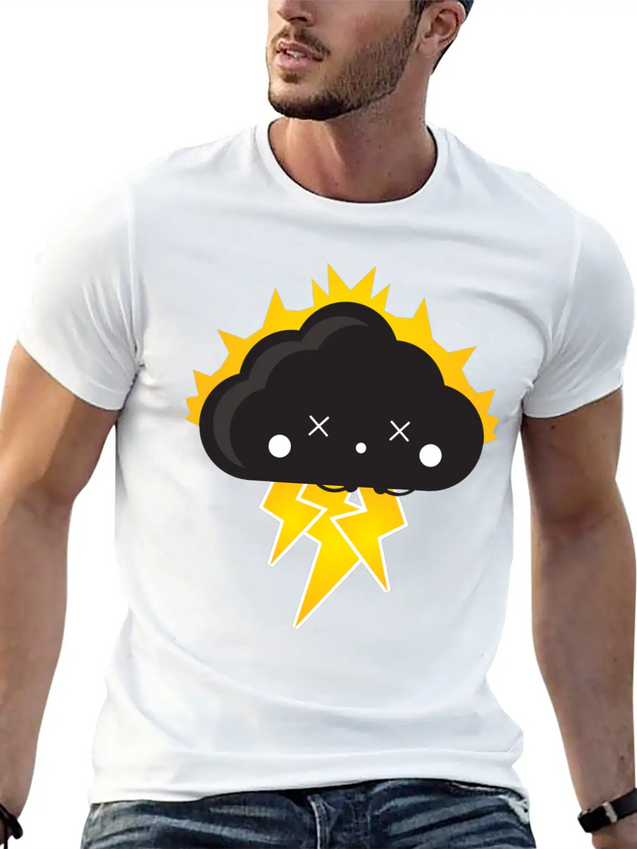 STORM! Casual Graphic T-Shirt – Simple And Comfortable Daily Wear