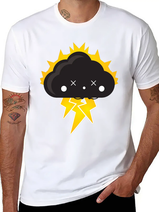 STORM! Casual Graphic T-Shirt – Simple And Comfortable Daily Wear