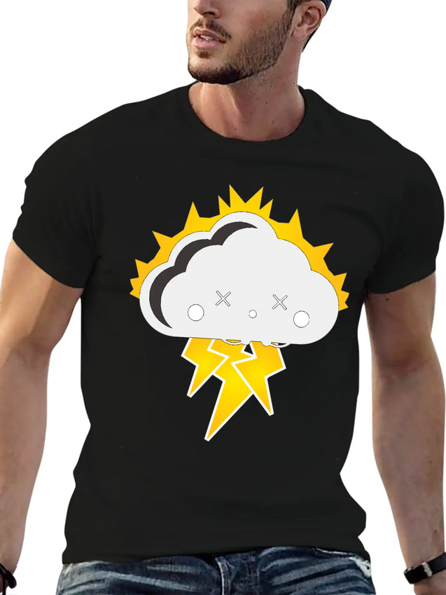 STORM! Casual Graphic T-Shirt – Simple And Comfortable Daily Wear