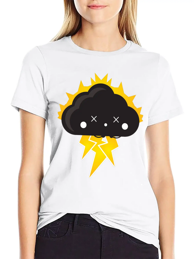 STORM! Casual Graphic T-Shirt – Simple And Comfortable Daily Wear