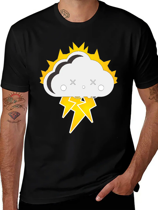 STORM! Casual Graphic T-Shirt – Simple And Comfortable Daily Wear