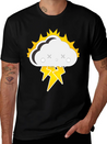 STORM! Casual Graphic T-Shirt – Simple And Comfortable Daily Wear